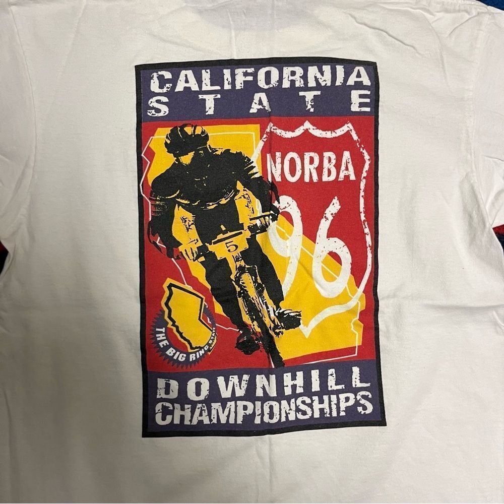 Vintage California State Downhill Championships Tee on Gildan Blank (L) 🇺🇸